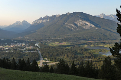 Town of Banff from Mt. Sulphur

