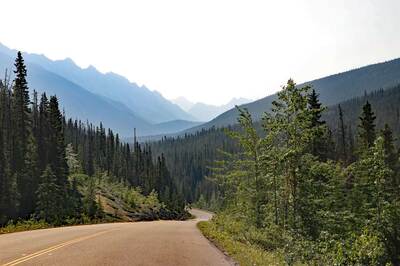 Road to Lake Maligne
