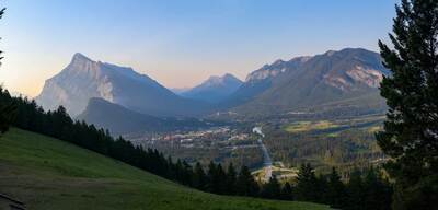 Town of Banff panorama
